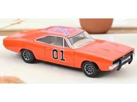 1969 Dodge Charger #01 General Lee Orange 1/43 Diecast Model Car Norev 950003