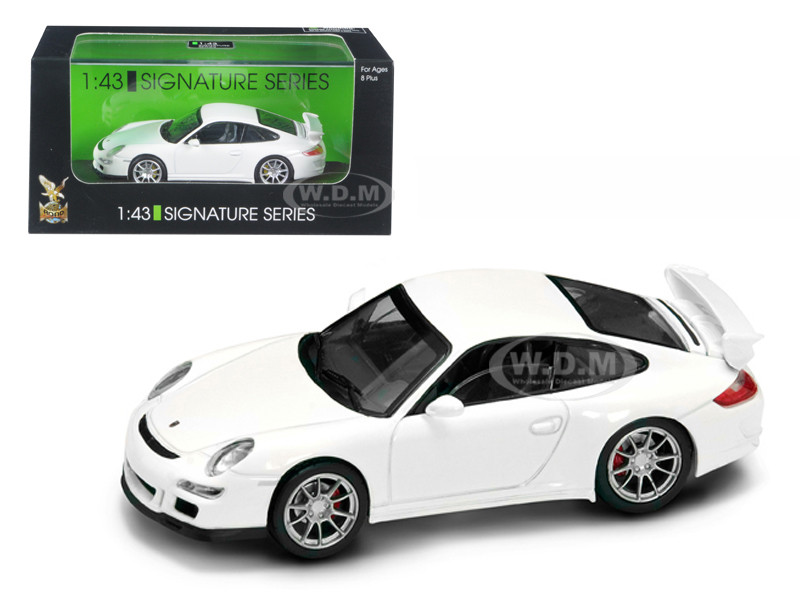 Porsche 911 997 GT3 White Signature Series 1/43 Diecast Model Car Road Signature 43205
