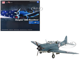Douglas SBD 3 Dauntless Aircraft Dusty Kleiss S 7 Scouting Six USS Enterprise 1942 United States Navy Premium Collection 1/32 Diecast Model Hobby Master HA0216