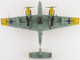 Messerschmitt BF 110E 2 Trop Fighter Aircraft 3U AR 7 ZG26 Italy 1941 German Luftwaffe Air Power Series 1/72 Diecast Model Hobby Master HA1817