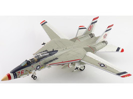 Grumman F 14A Tomcat Fighter Aircraft Bicentennial Scheme VF 124 1976 United States Navy Air Power Series 1/72 Diecast Model Hobby Master HA5259