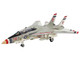 Grumman F 14A Tomcat Fighter Aircraft Bicentennial Scheme VF 124 1976 United States Navy Air Power Series 1/72 Diecast Model Hobby Master HA5259