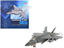 Lockheed F 35C Lightning II Aircraft VMFA 251 2024 United States Marine Corps Air Power Series 1/72 Diecast Model Hobby Master HA6211