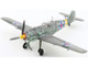 Messerschmitt Bf 109E 3 Fighter Aircraft White 2 Jan Reznak 13 slow JG 52 Kraznodar USSR 1943 German Luftwaffe Air Power Series 1/48 Diecast Model Hobby Master HA8724
