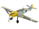 Messerschmitt Bf 109E 3 Fighter Aircraft White 4 Unteroffizier Horst Perez 4 JG 26 1940 German Luftwaffe Air Power Series 1/48 Diecast Model Hobby Master HA8730