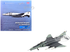 McDonnell Douglas F 4G Phantom II Fighter Bomber Aircraft Wild Weasels 69 7253 561st TFS 35th TFW George AFB 1991 United States Air Force Air Power Series 1/72 Diecast Model Hobby Master HA19075