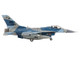 Lockheed F 16C Fighting Falcon Fighter Aircraft 86 0335 Blue Splinter 354th Wing 18th AGRS Eielson AFB 2018 United States Air Force Air Power Series 1/72 Diecast Model Hobby Master HA38005