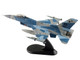 Lockheed F 16C Fighting Falcon Fighter Aircraft 86 0335 Blue Splinter 354th Wing 18th AGRS Eielson AFB 2018 United States Air Force Air Power Series 1/72 Diecast Model Hobby Master HA38005