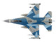 Lockheed F 16C Fighting Falcon Fighter Aircraft 86 0335 Blue Splinter 354th Wing 18th AGRS Eielson AFB 2018 United States Air Force Air Power Series 1/72 Diecast Model Hobby Master HA38005