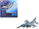 Lockheed F 16C Fighting Falcon Fighter Aircraft 86 0335 Blue Splinter 354th Wing 18th AGRS Eielson AFB 2018 United States Air Force Air Power Series 1/72 Diecast Model Hobby Master HA38005