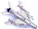 Mikoyan Gurevich MiG 19PM Farmer E Fighter Aircraft Red 18 Soviet Air Force 1/72 Diecast Model Panzerkampf 14643PA