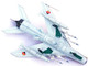 Mikoyan Gurevich MiG 19PM Farmer E Fighter Aircraft Red 335 East German Air Force 1/72 Diecast Model Panzerkampf 14643PA