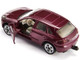 Porsche Macan Turbo Maroon Metallic and Dethleffs Exclusiv Emotion Caravan with Figures and Camp Accessories Set 1/55 Diecast Models Siku SK2542