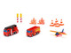Fire Brigade 11 piece Set Diecast Models Siku SK6330 Fire Brigade 11 piece Set Diecast Models Siku SK6330