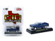1977 Chevrolet Cheyenne 10 Pickup Truck Blue Metallic with White Top and Blue Interior Limited Edition to 7700 pieces Worldwide 1/64 Diecast Model Car M2 Machines 31500-MJS87