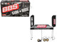 Kaido House BBS Tent V1 Black with Extra Wheels for 1/64 Scale Models Mini GT KHMG199
