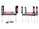 Kaido House BBS Tent V1 Black with Extra Wheels for 1/64 Scale Models Mini GT KHMG199