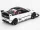 Mazda AZ 1 Liberty Walk LB40 RHD Right Hand Drive White with Black Top 2024 Tokyo Auto Salon Limited Edition 1/64 Diecast Model Car Mini GT MGT00953