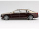 Mercedes Maybach S 680 Gold Metallic and Dark Red Metallic Limited Edition 1/64 Diecast Model Car Mini GT MGT00962