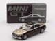 Mercedes Maybach S 680 Gold Metallic and Dark Red Metallic Limited Edition 1/64 Diecast Model Car Mini GT MGT00962