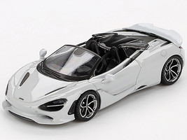 McLaren 750S Spider Cirrus Gray Limited Edition 1/64 Diecast Model Car Mini GT MGT00973