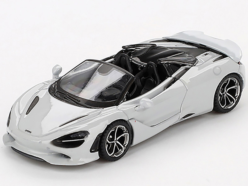 McLaren 750S Spider Cirrus Gray Limited Edition 1/64 Diecast Model Car Mini GT MGT00973
