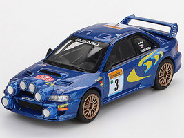 Subaru Impreza WRC98 #3 Colin McRae Nicky Grist 3rd Place Rally Monte Carlo 1998 Limited Edition 1/64 Diecast Model Car Mini GT MGT00975