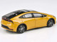 2023 Toyota Prius Maximum Yellow with Black Top and Sun Roof 1/64 Diecast Model Car Paragon Models PA-55607