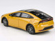 2023 Toyota Prius Maximum Yellow with Black Top and Sun Roof 1/64 Diecast Model Car Paragon Models PA-55607