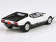 1972 De Tomaso Pantera White and Black 1/64 Diecast Model Car Paragon Models PA-55646