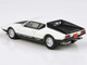 1972 De Tomaso Pantera White and Black 1/64 Diecast Model Car Paragon Models PA-55646