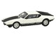 1972 De Tomaso Pantera White and Black 1/64 Diecast Model Car Paragon Models PA-55646 1972 De Tomaso Pantera White and Black 1/64 Diecast Model Car Paragon Models PA-55646