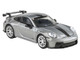 2025 Porsche 911 GT3 992 2 GT Silver Metallic with Carbon Stripe 1/64 Diecast Model Car Paragon Models PA-55872 2025 Porsche 911 GT3 992 2 GT Silver Metallic with Carbon Stripe 1/64 Diecast Model Car Paragon Models PA-55872