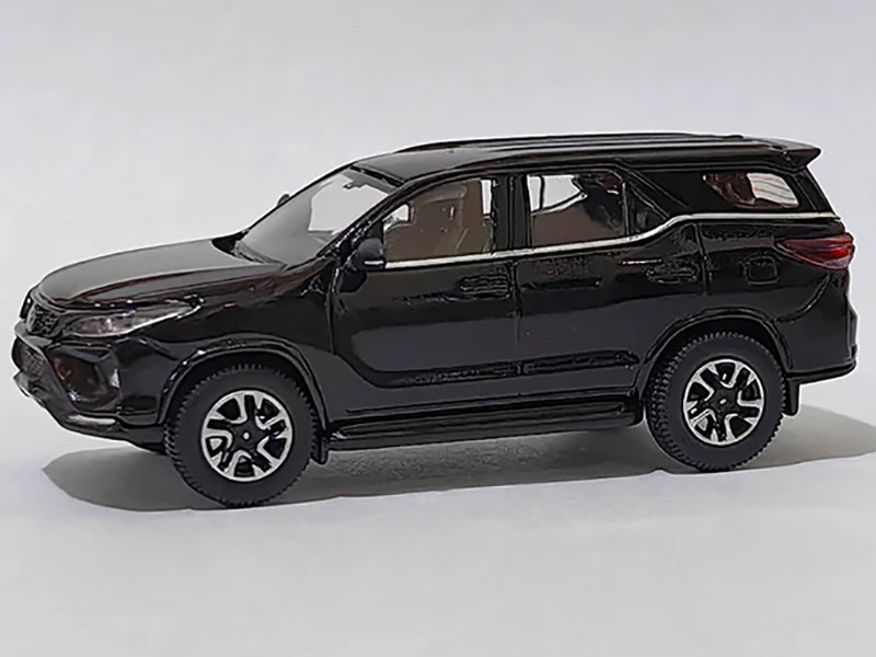 2023 Toyota Fortuner Attitude Black 1/64 Diecast Model Car Paragon Models PB-55723