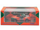 Mazda RX7 FC3S Pandem Aero RHD Right Hand Drive #55 Red and Green Hong Kong Toycar Salon 2025 Event Edition 1/64 Diecast Model Car Inno Models IN64-RX7FCP-HKTS25