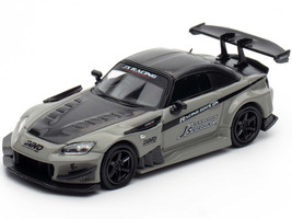 Honda S2000 RHD Right Hand Drive J s Racing Gray with Carbon Hood and Top Hong Kong Toycar Salon 2025 Event Edition 1/64 Diecast Model Car Inno Models IN64-S2000JS-HKTS25
