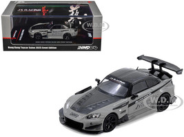 Honda S2000 RHD Right Hand Drive J s Racing Gray with Carbon Hood and Top Hong Kong Toycar Salon 2025 Event Edition 1/64 Diecast Model Car Inno Models IN64-S2000JS-HKTS25