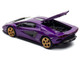 Lamborghini Countach LPI 800 4 Viola Pasifae Purple Metallic Hong Kong Toycar Salon 2025 1/64 Diecast Model Car Pop Race PR640293