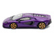 Lamborghini Countach LPI 800 4 Viola Pasifae Purple Metallic Hong Kong Toycar Salon 2025 1/64 Diecast Model Car Pop Race PR640293