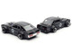 Skyline GT R V8 Drift Hakosuka RHD Right Hand Drive #95 Black and Datsun Laurel C130 RHD Right Hand Drive Black 2 Car Box Set Hong Kong Toycar Salon 2025 1/64 Diecast Model Car Pop Race PR640351-0352