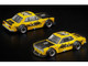 Skyline GT R V8 Drift Hakosuka RHD Right Hand Drive Mooneyes Yellow with Carbon Hood The Model Car Show Singapore 2025 1/64 Diecast Model Car Pop Race PR640296-0297