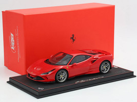 Ferrari F8 Tributo Rosso Corsa 322 Red with DISPLAY CASE Limited Edition to 48 pieces Worldwide 1/18 Model Car BBR P18171A-25