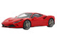 Ferrari F8 Tributo Rosso Corsa 322 Red with DISPLAY CASE Limited Edition to 48 pieces Worldwide 1/18 Model Car BBR P18171A-25