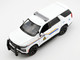 2025 Chevrolet Tahoe PPV with Light Bar RCMP Royal Canadian Mounted Police White Law Enforcement and Public Service Series 1/24 Diecast Model Car Motormax 76643