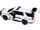 2025 Chevrolet Tahoe PPV with Light Bar RCMP Royal Canadian Mounted Police White Law Enforcement and Public Service Series 1/24 Diecast Model Car Motormax 76643