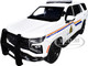 2025 Chevrolet Tahoe PPV with Light Bar RCMP Royal Canadian Mounted Police White Law Enforcement and Public Service Series 1/24 Diecast Model Car Motormax 76643