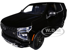 2025 Chevrolet Tahoe PPV Black Custom Builder s Kit Law Enforcement and Public Service Series 1/24 Diecast Model Car Motormax 76816BK