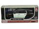 2025 Chevrolet Tahoe PPV Black and White Custom Builder s Kit Law Enforcement and Public Service Series 1/24 Diecast Model Car Motormax 76816BKW