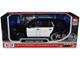 2025 Chevrolet Tahoe PPV Black and White Custom Builder s Kit Law Enforcement and Public Service Series 1/24 Diecast Model Car Motormax 76816BKW