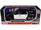 2025 Chevrolet Tahoe PPV Black and White Custom Builder s Kit Law Enforcement and Public Service Series 1/24 Diecast Model Car Motormax 76816BKW